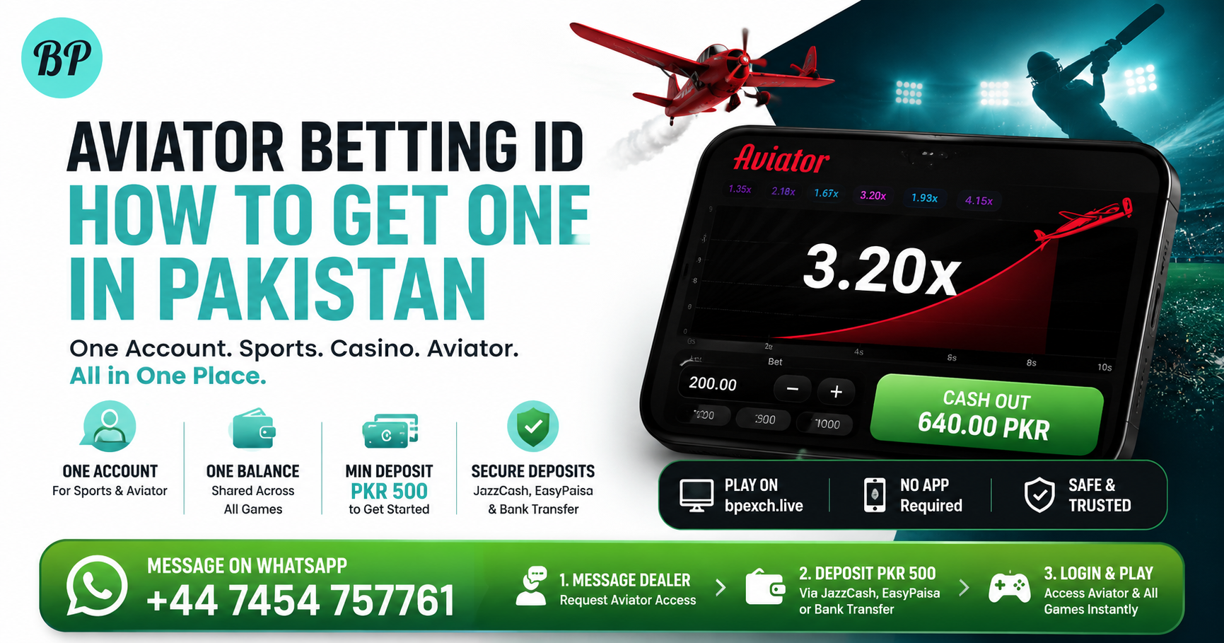 Aviator Betting ID How to Get One in Pakistan